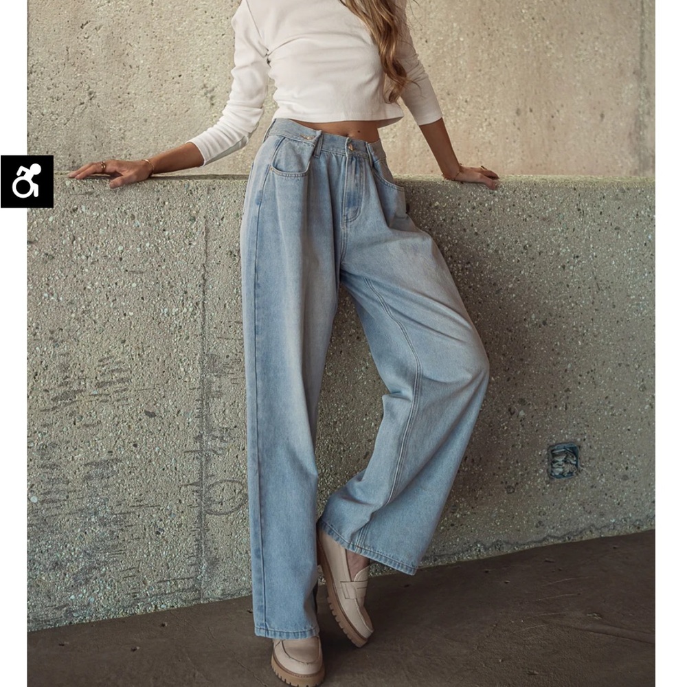 Bohme wide leg denim jeans. Size 30 NTW